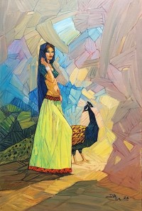 Tariq Mahmood, 20 x 30 Inch, Oil On Canvas, Figurative Painting, AC-TMD-027